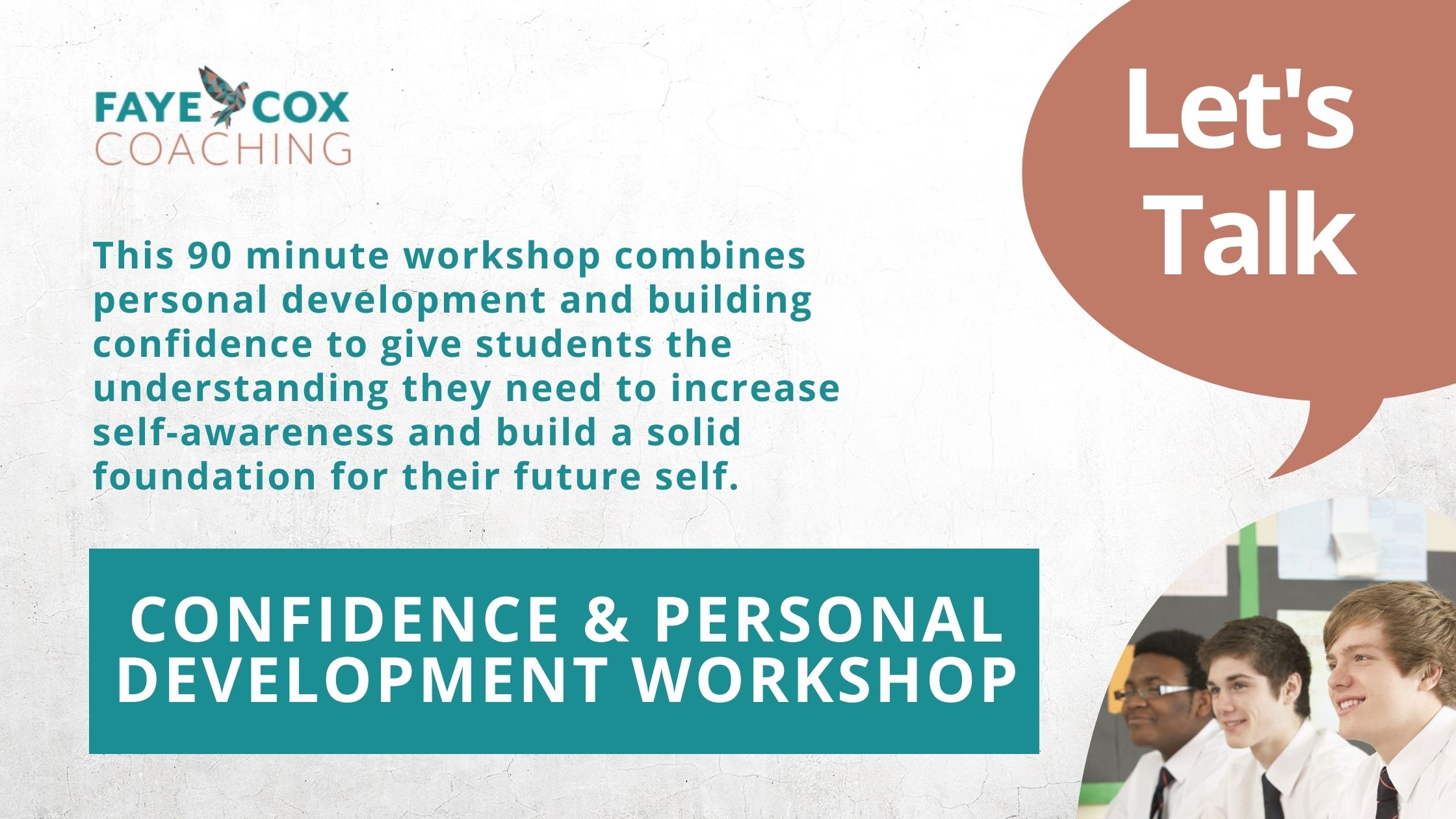 confidence and personal development workshop