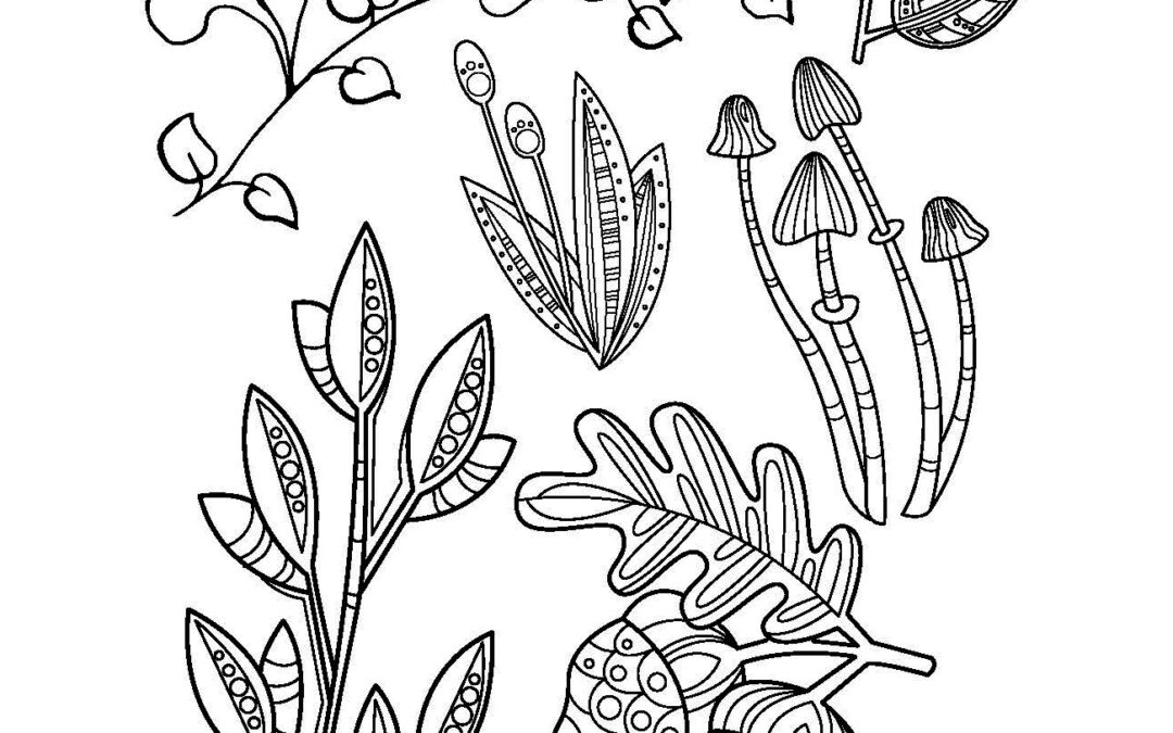 Growth Colouring Page - Digital Download