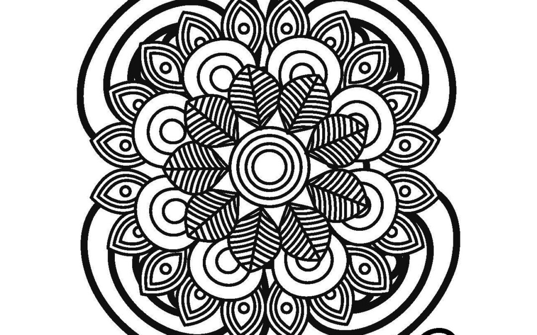 Calm Colouring Page – Digital Download